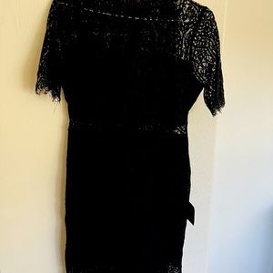 Black lace dress size extra-large brand new with tag